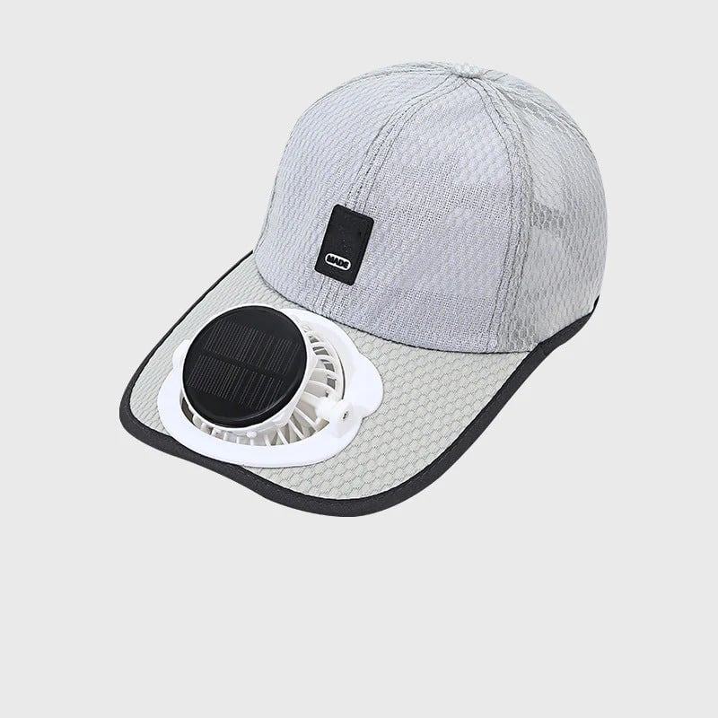 ☀️ Solar & USB Dual-Powered Fan Hat: UPF50+ breathable cooling baseball cap with 3-speed 360° adjustable whisper-quiet fan!