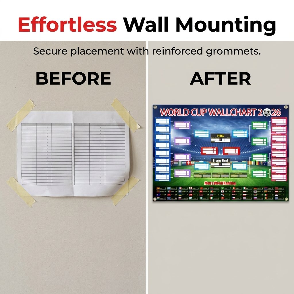 ultimate-2026-soccer-fan-wall-chart-kit-group-stage-knockout-posters-23-6-x-35-4-marker-pen-mounting-strips-included-5804