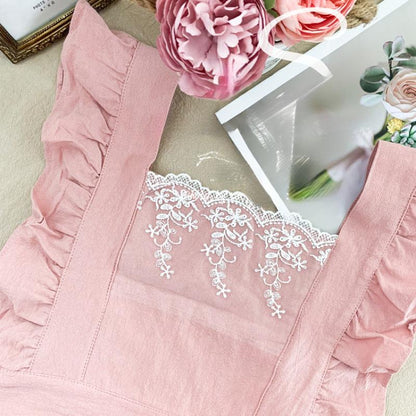 [Mother's Day gift] Cotton Apron 🌸100% cotton floral pattern, full-coverage gardening apron, suitable for flower shops and home use