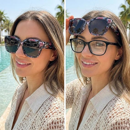 🔥Polarized Fit Over Sunglasses for Women🕶️ – UV400 Protection for Prescription Glasses ✨