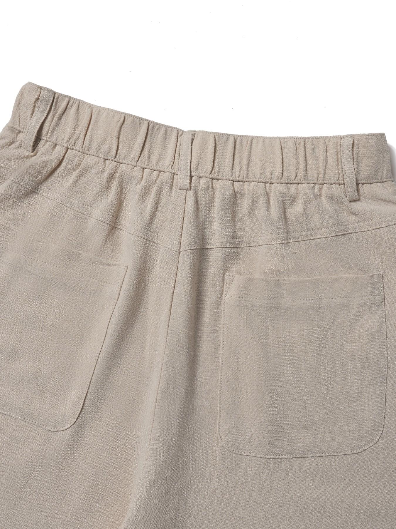Women’s Linen Palazzo Pants with Pockets