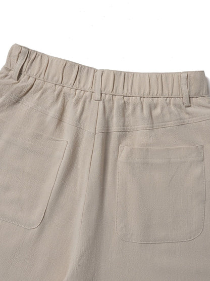 Women’s Linen Palazzo Pants with Pockets
