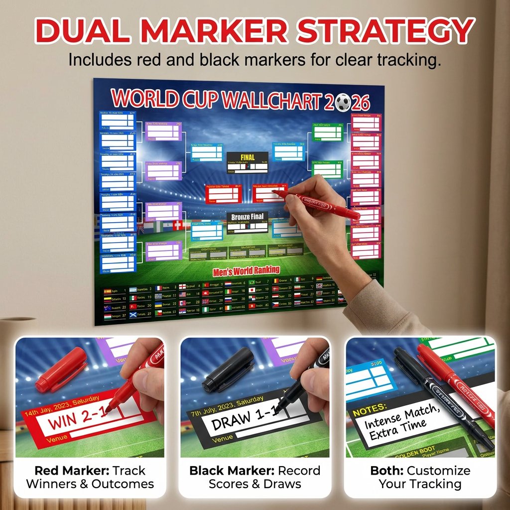 ultimate-2026-soccer-fan-wall-chart-kit-group-stage-knockout-posters-23-6-x-35-4-marker-pen-mounting-strips-included-5804