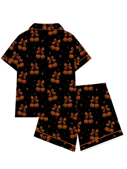 Cute & Cozy Halloween Pumpkin Pajama Set