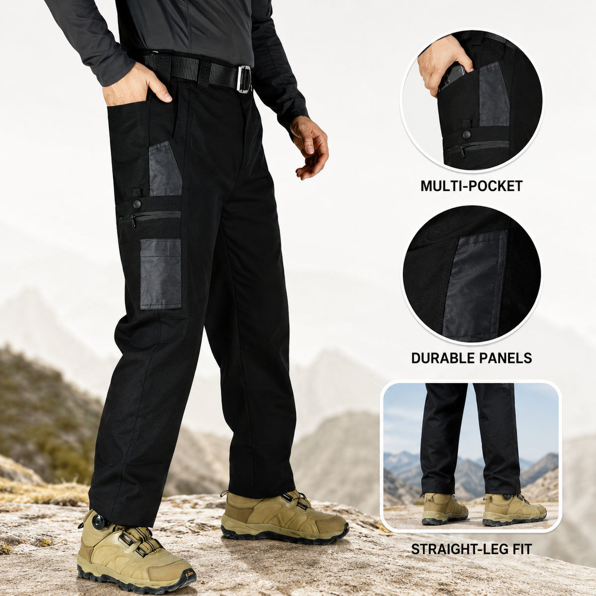 Men’s Waterproof Tactical Cargo Pants