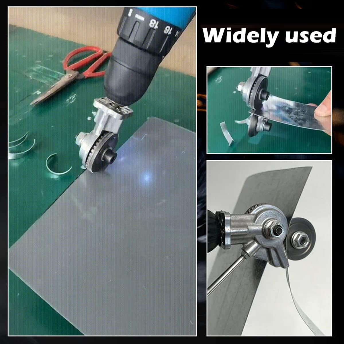⚙️ Heavy-Duty Metal Nibbler Drill Attachment