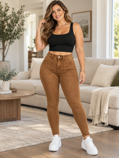 Women's High-Waist Butt-Lifting Stretch Skinny Jeans