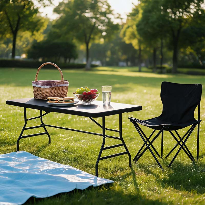 🔥Reusable Stretchy Fabric Table Cover with Elastic Edge💦Spill-Proof & Wind-Resistant! 🌬️