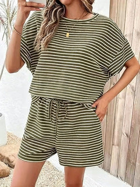 ✨ Oversized Striped 2-Piece Lounge Set
