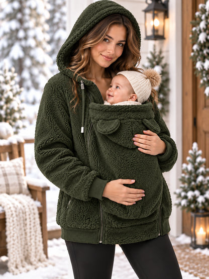 Cozy Babywearing Fleece Hoodie