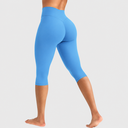 Women’s No-Front-Seam High-Waisted Scrunch Yoga Pants