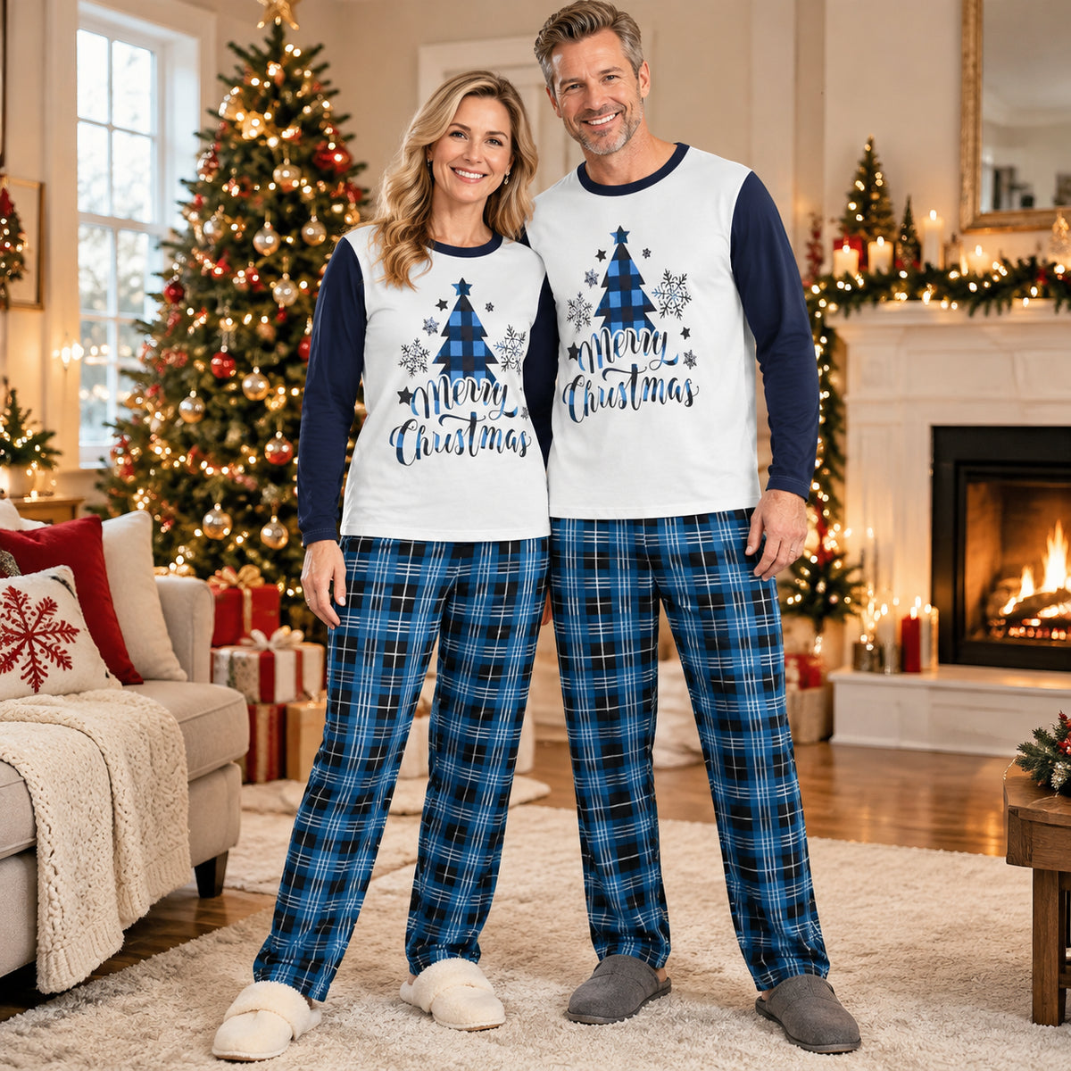 Comfy Cotton Holiday Lounging Sleepwear Set