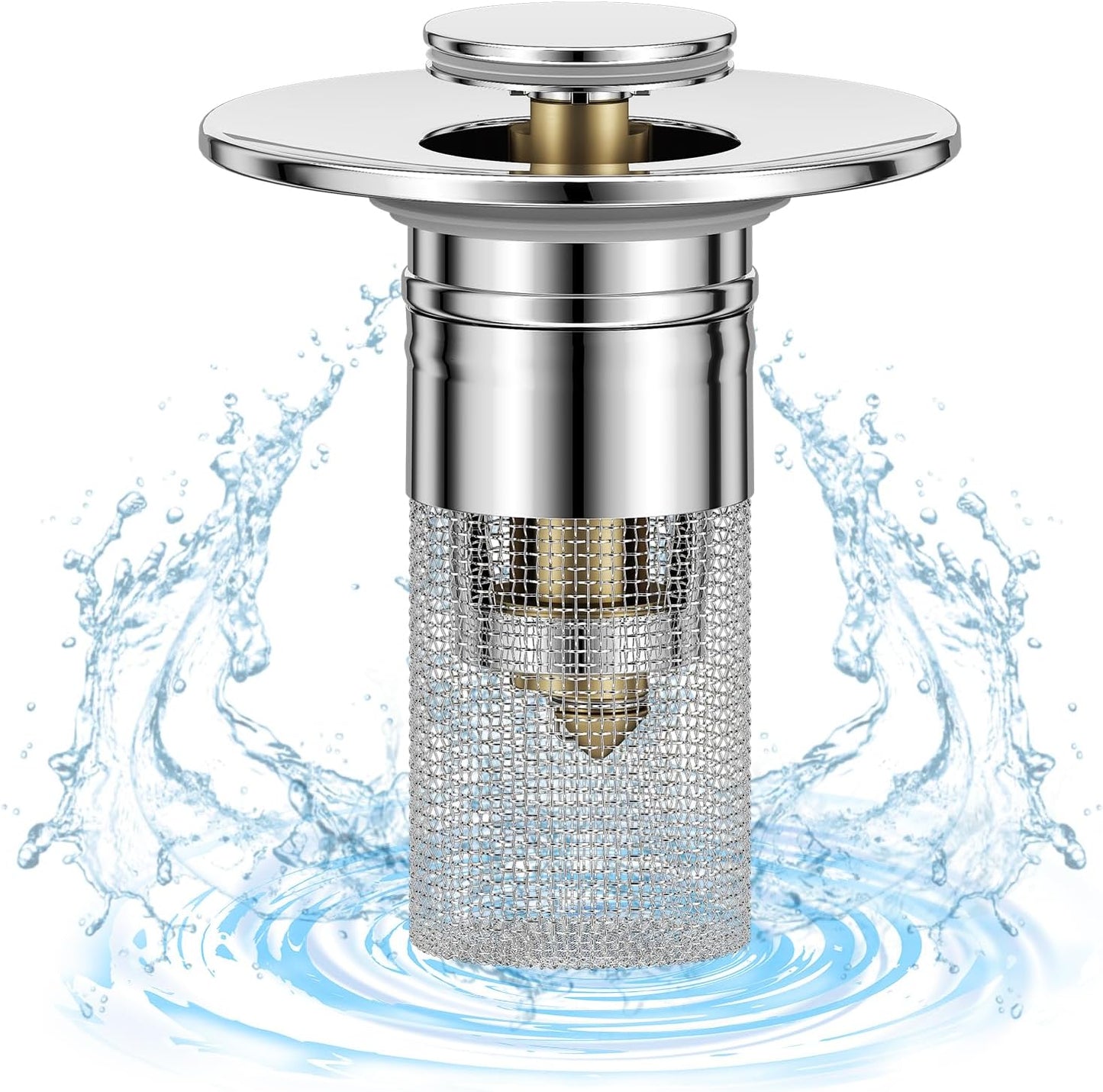 🚰 Universal Pop-Up Bathroom Sink Stopper