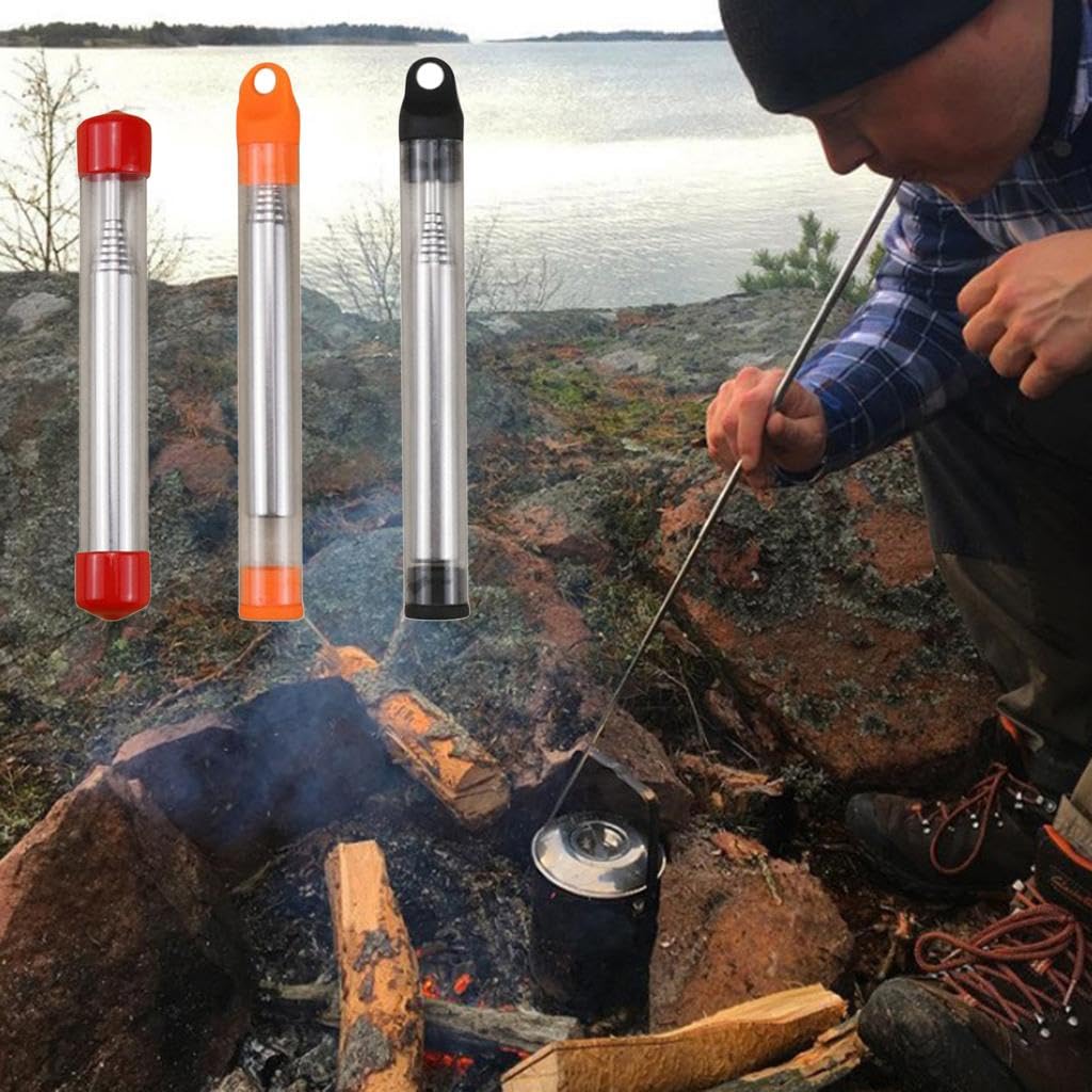 🔥 Telescopic Collapsible Fire Blow Tube