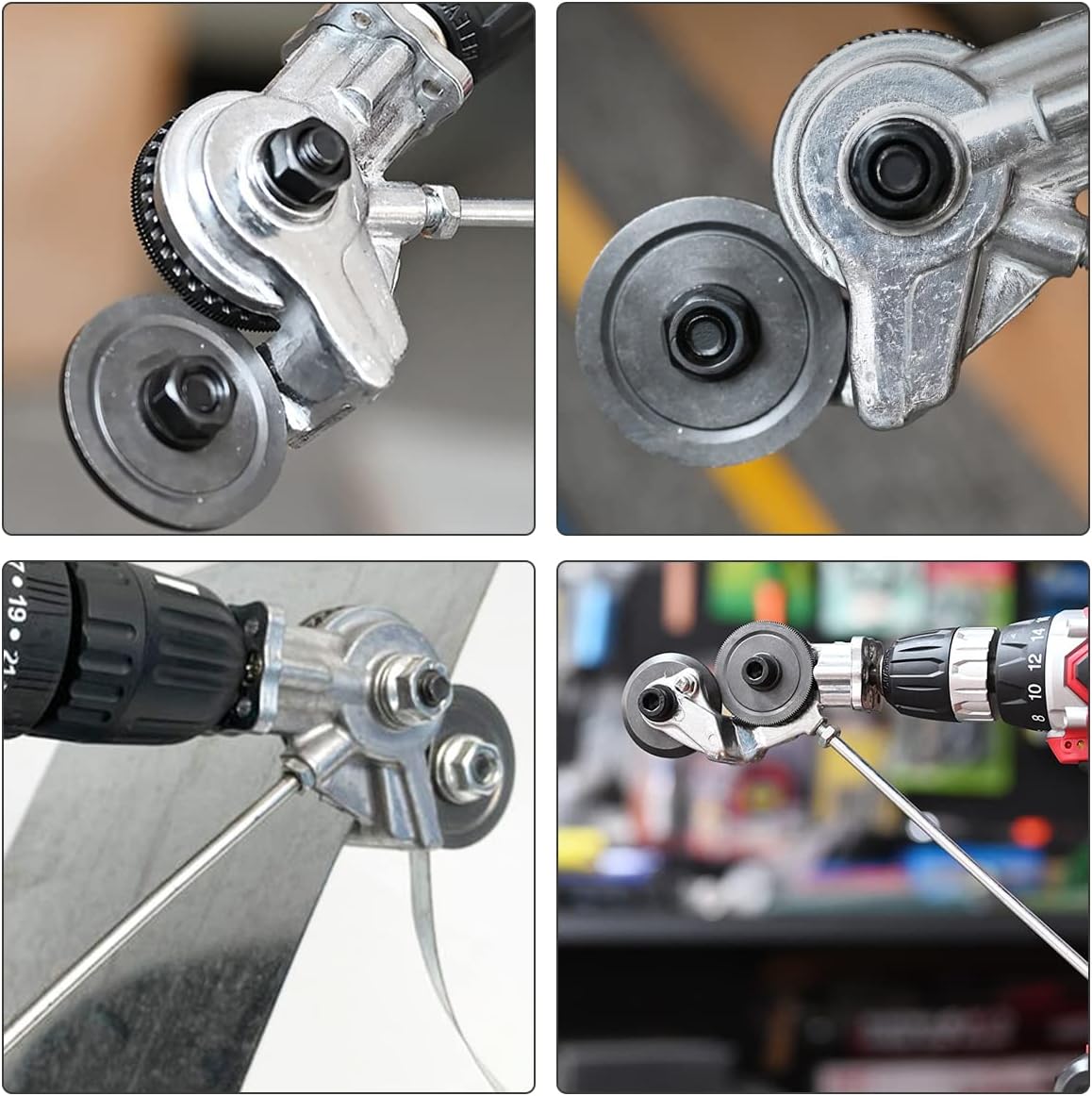 ⚙️ Heavy-Duty Metal Nibbler Drill Attachment