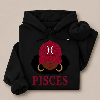 Full 12 Zodiac Afro Graphic Unisex Hoodie