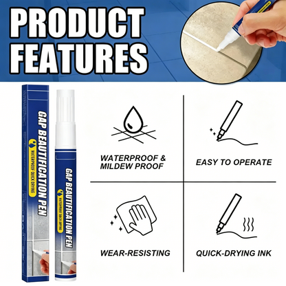 🖊️ Waterproof Tile Grout Repair Pen