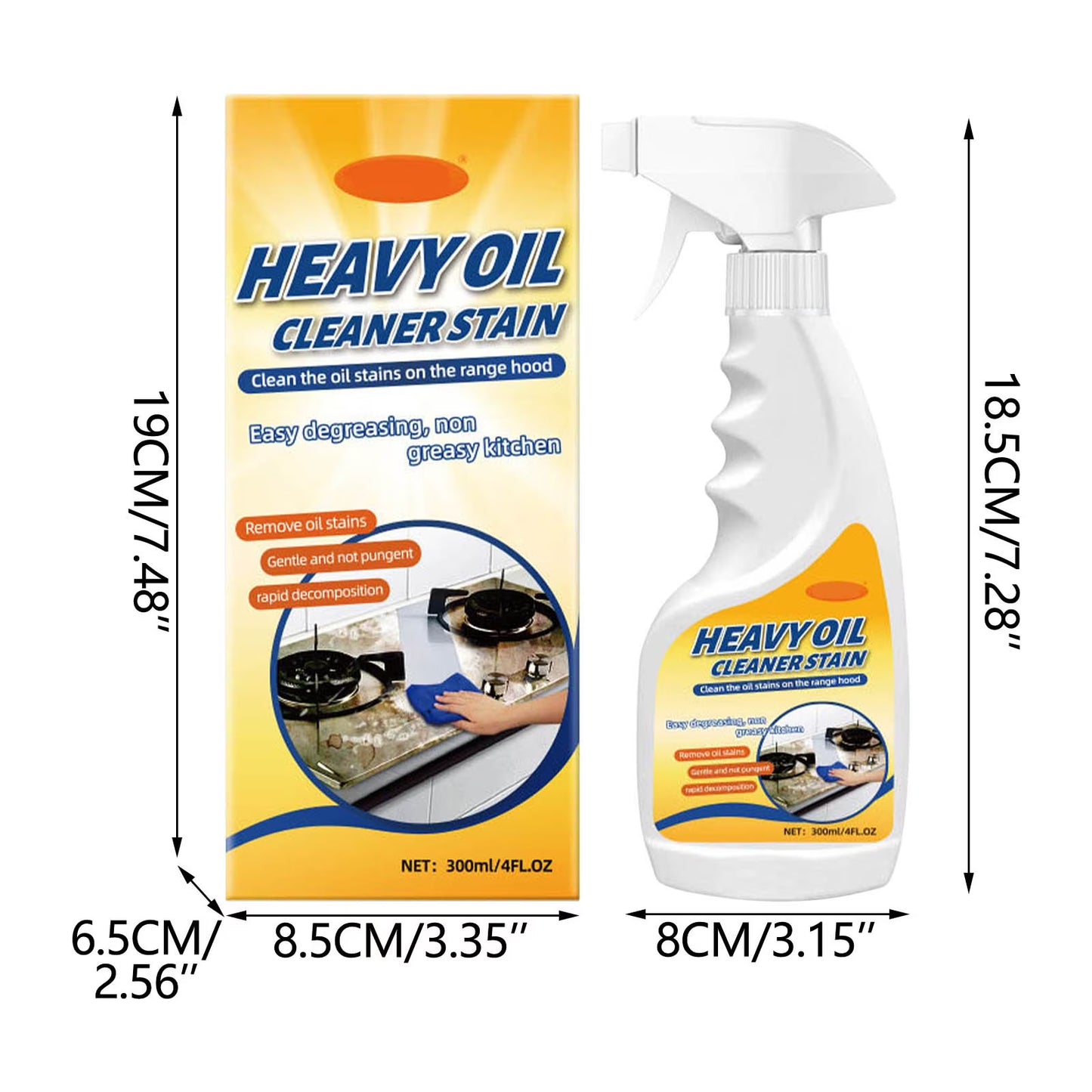 Powerful Degreaser Cleaning Spray for Kitchen