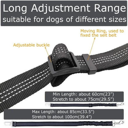 🐱🐶 Pet Seatbelts – Adjustable Safety Leads