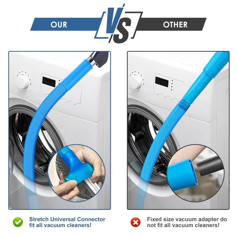 🛡️ Fire-Prevention Dryer Vent Cleaner Kit: Deep Cleaning Lint Remover Vacuum Attachment Tool ✨