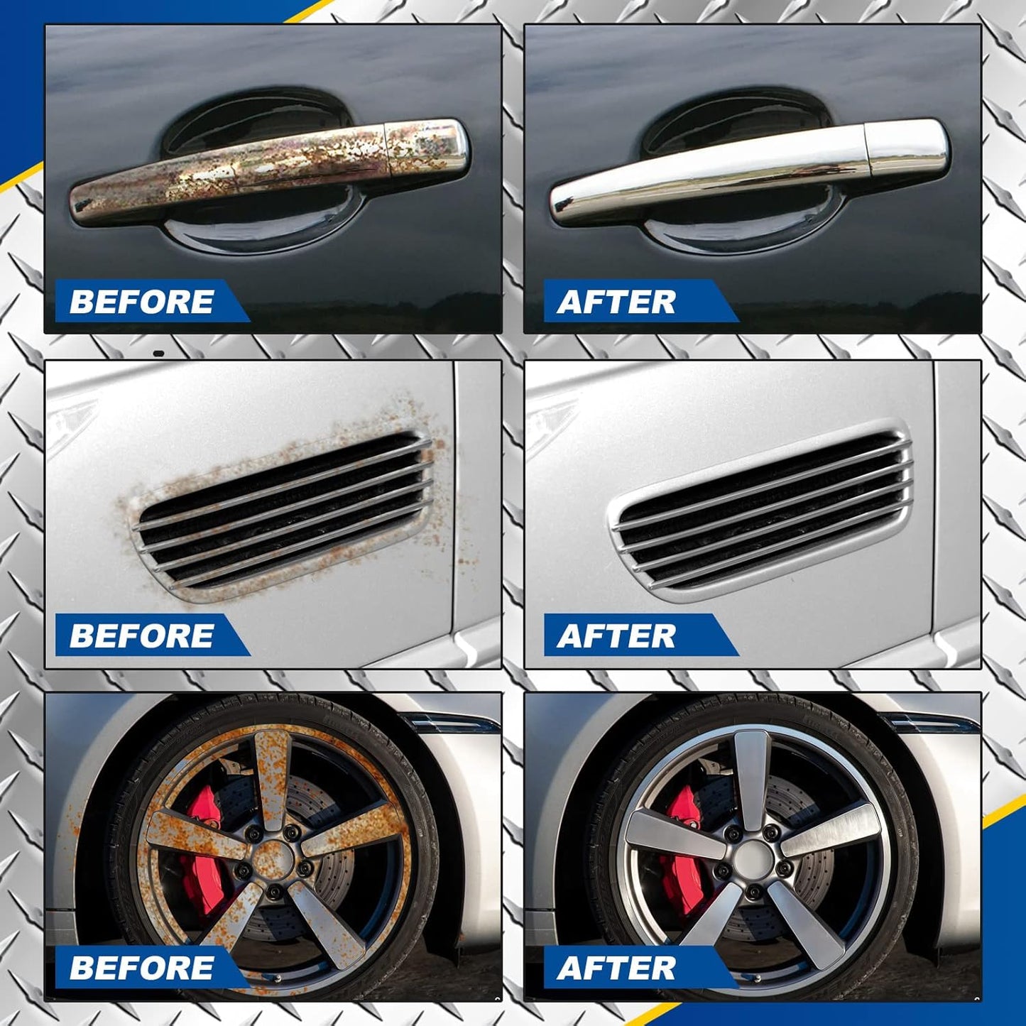 Pro-Grade Car Rust Remover &amp; Iron Powder Dissolver