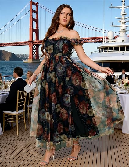💃Curvy Elegance Formal Cocktail Party Dress