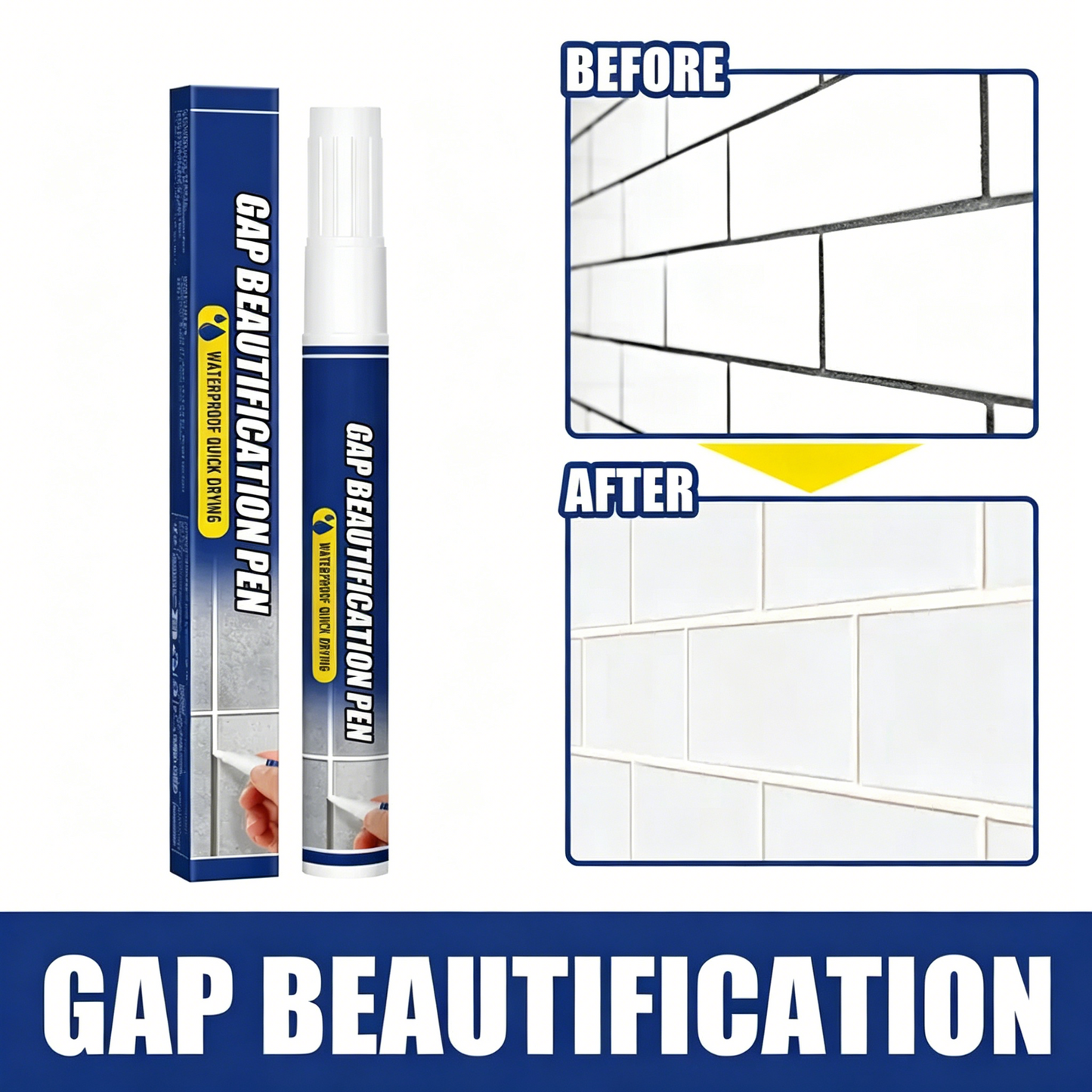 🖊️ Waterproof Tile Grout Repair Pen