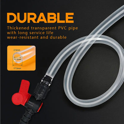 ⛽ High-Flow Manual Siphon Transfer Pump Kit