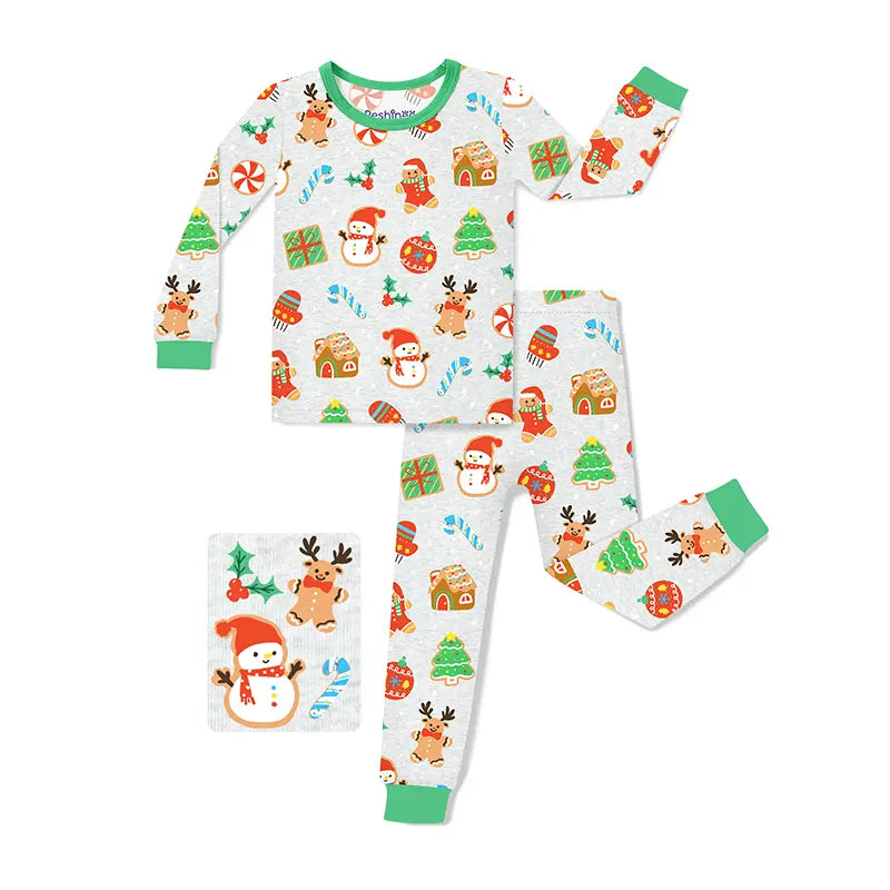 Kids Bamboo Holiday Pajama Set