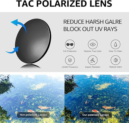 🔥Polarized Fit Over Sunglasses for Women🕶️ – UV400 Protection for Prescription Glasses ✨
