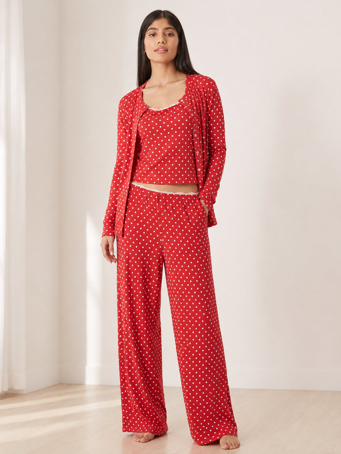 Women’s 3-Piece Christmas Pajama Set