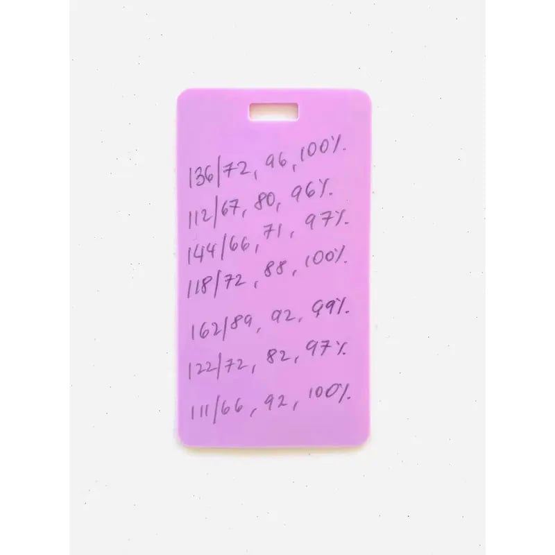 Reusable Erasable Badge Notes: Dual-Sided, Fade-Proof Nursing Pocket Notepad! 🩺✨
