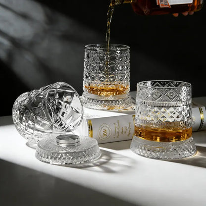 🔥 2026 Trend: The Kinetic Spin Whiskey Glass – Luxury One-Handed Relaxation for True Connoisseurs 🥃✨