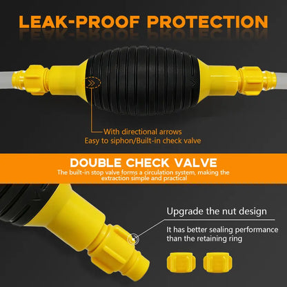 ⛽ High-Flow Manual Siphon Transfer Pump Kit