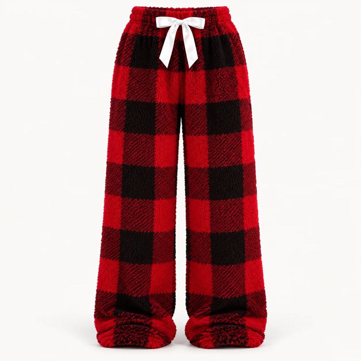Women's Cozy Fleece Plaid Lounge Pants