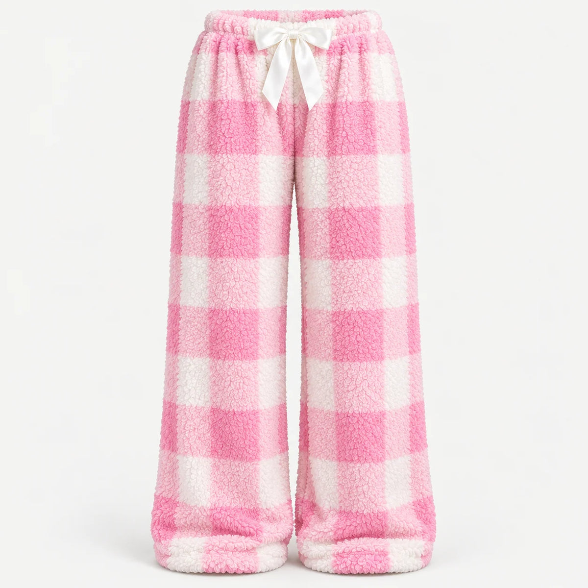 Women's Cozy Fleece Plaid Lounge Pants