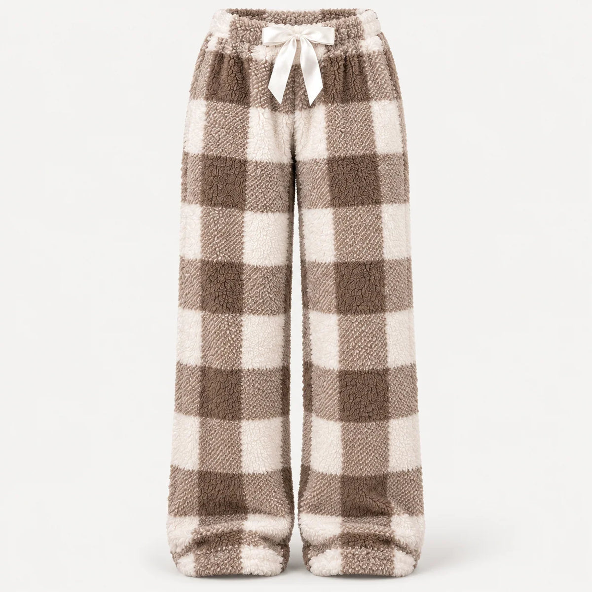 Women's Cozy Fleece Plaid Lounge Pants