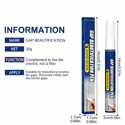 🖊️ Waterproof Tile Grout Repair Pen
