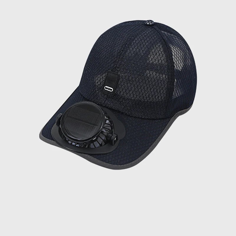 ☀️ Solar & USB Dual-Powered Fan Hat: UPF50+ breathable cooling baseball cap with 3-speed 360° adjustable whisper-quiet fan!