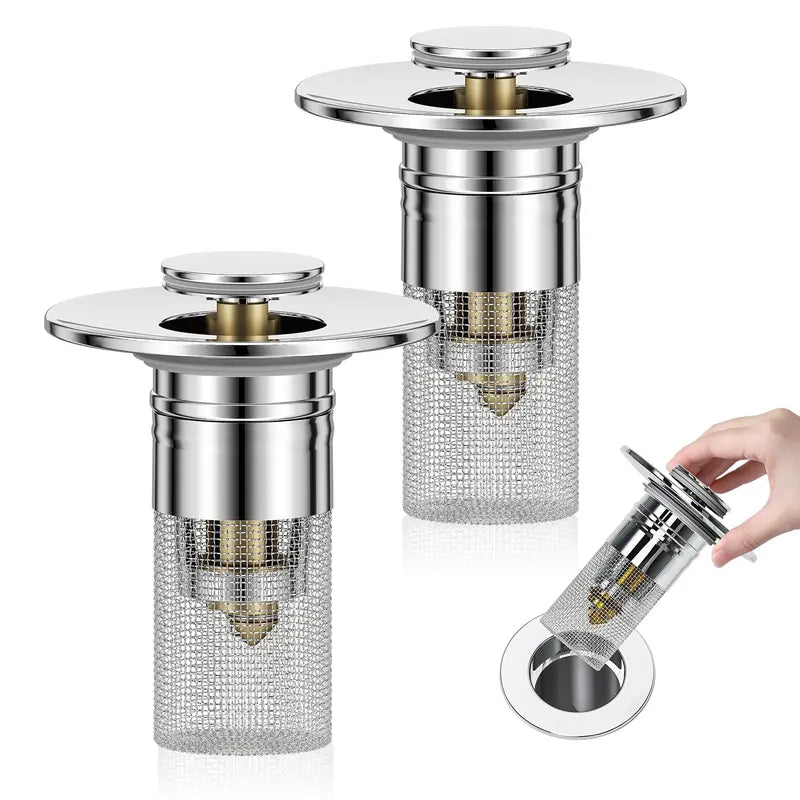 🚰 Universal Pop-Up Bathroom Sink Stopper