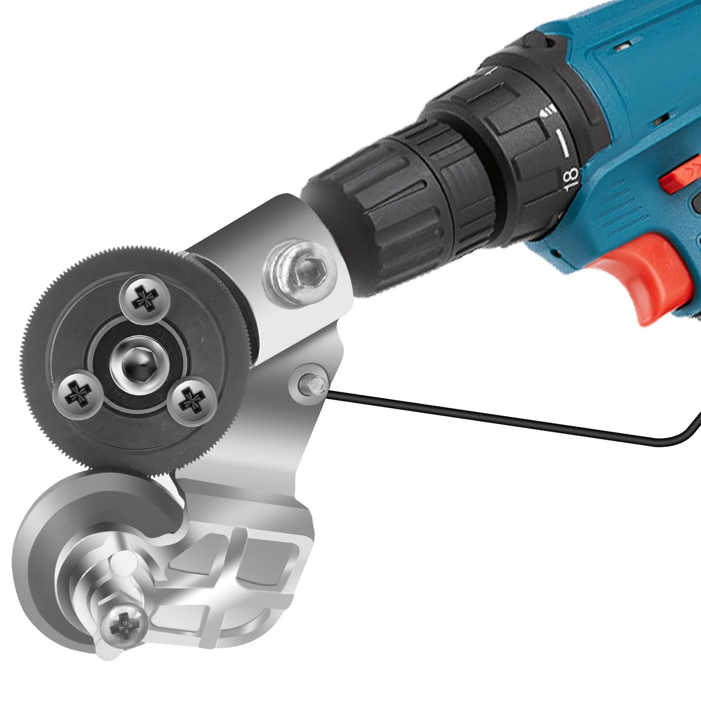 ⚙️ Heavy-Duty Metal Nibbler Drill Attachment