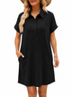 👗Breezy Cotton Shirt Dress for Effortless Summer Style