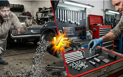 Scratchproof Magnetic Tool Mat & Holder