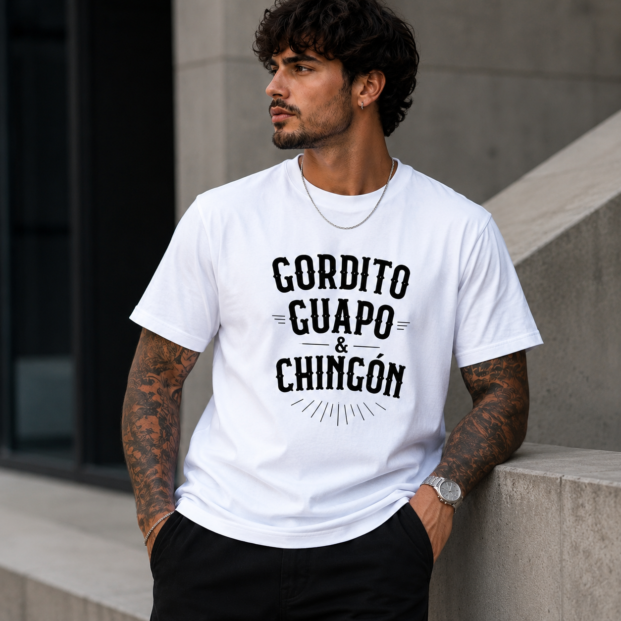 👕 Gordito Guapo & Chingon Heavyweight Graphic Tee