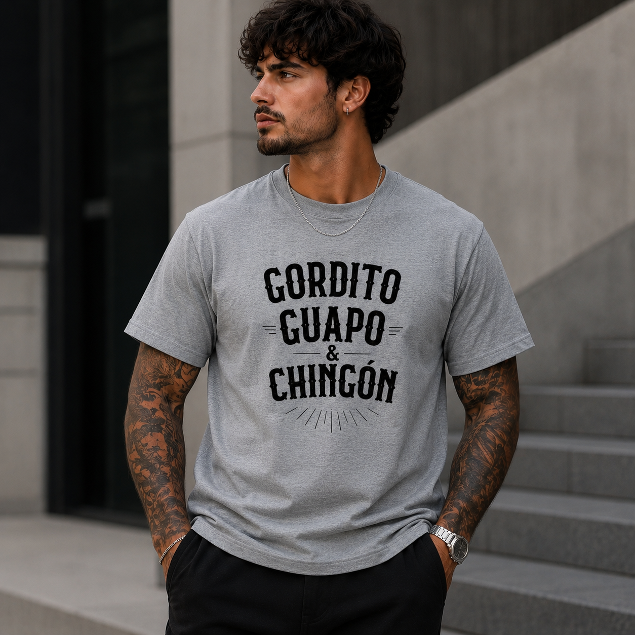 👕 Gordito Guapo & Chingon Heavyweight Graphic Tee