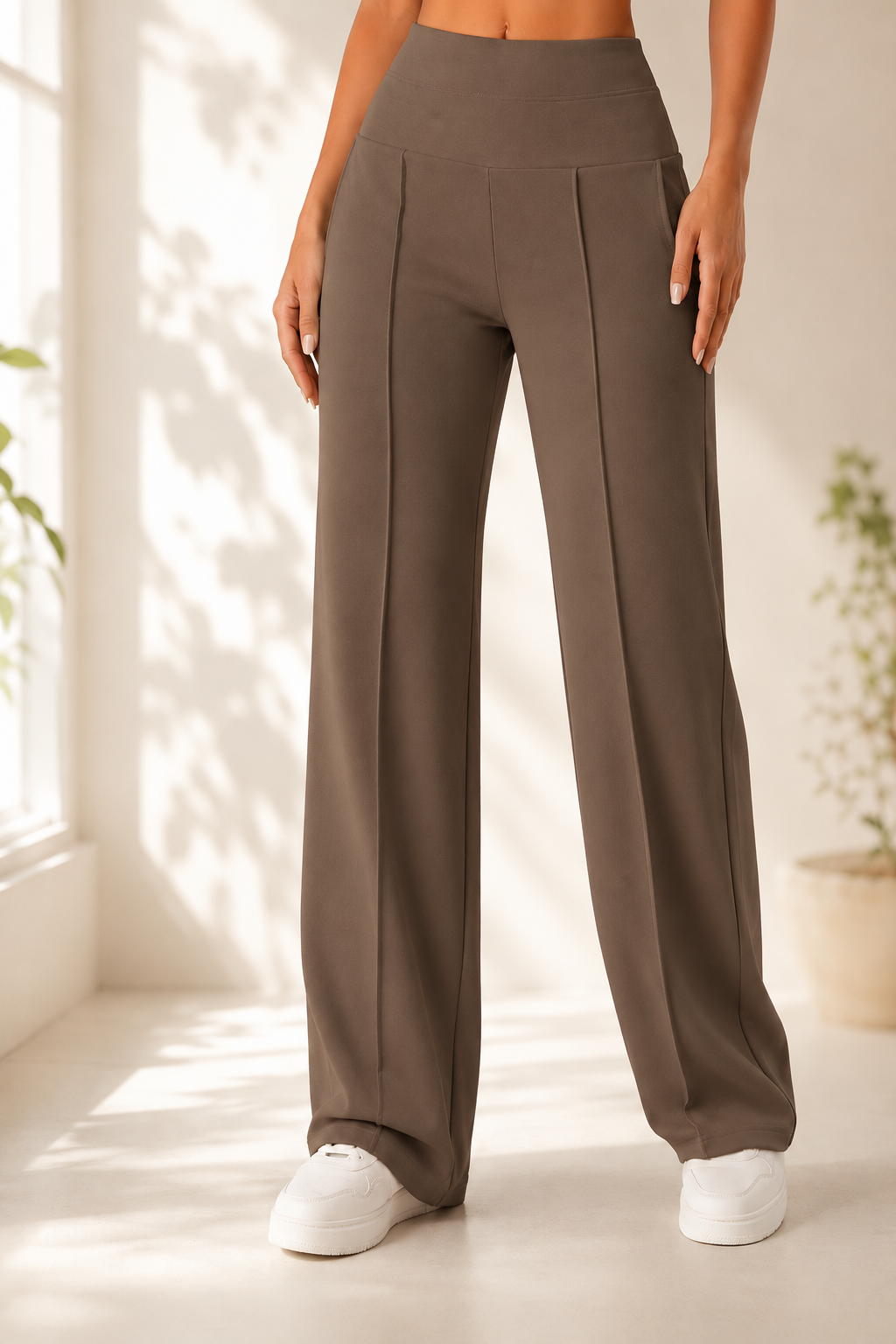 💐Women's High-Waisted Loose Casual Trousers