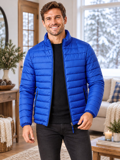 Men's Ultralight Stand-Collar Packable Jacket