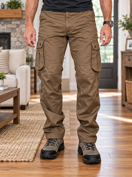 Men's Stretch Casual Cargo Pants