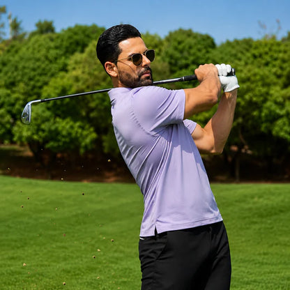 👕 Men's Quick-Dry Performance Polo Shirt | Moisture-Wicking & UPF30+