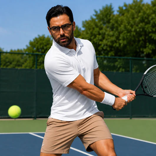 👕 Men's Quick-Dry Performance Polo Shirt | Moisture-Wicking & UPF30+